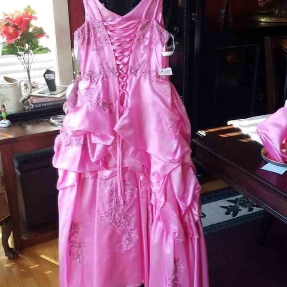 PINK GIRLS DRESS - Picture 7 of 8